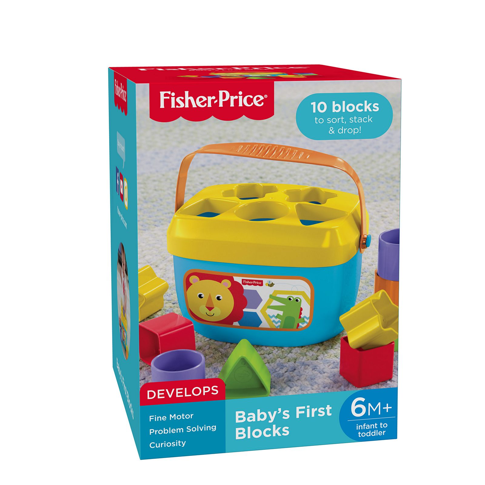 FISHER PRICE Baby's First Blocks, lavinamasis žaislas